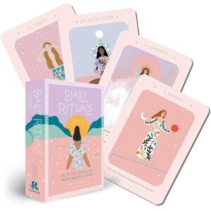 Whimsical Pink Illustrated Card Deck